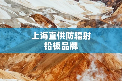 上海直供防辐射铅板品牌